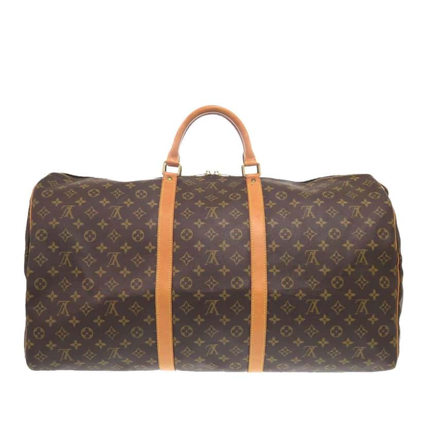 Louis Vuitton Monogram Keepall 60 Brown Good condition - Back View