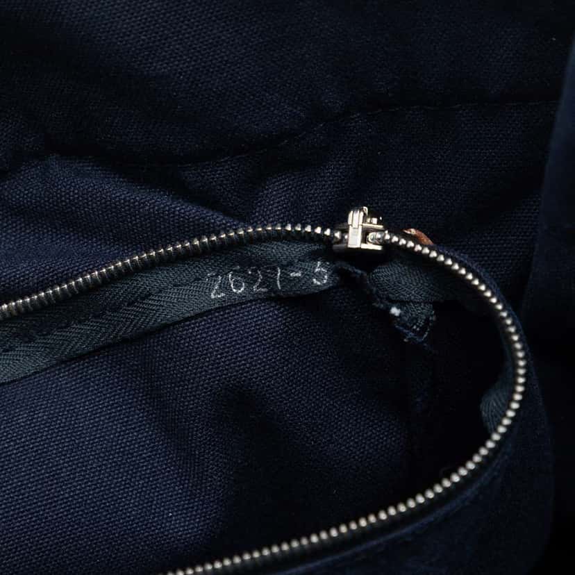 Hermès Canvas Fourre Tout MM Blue Canvas Good condition - Box View