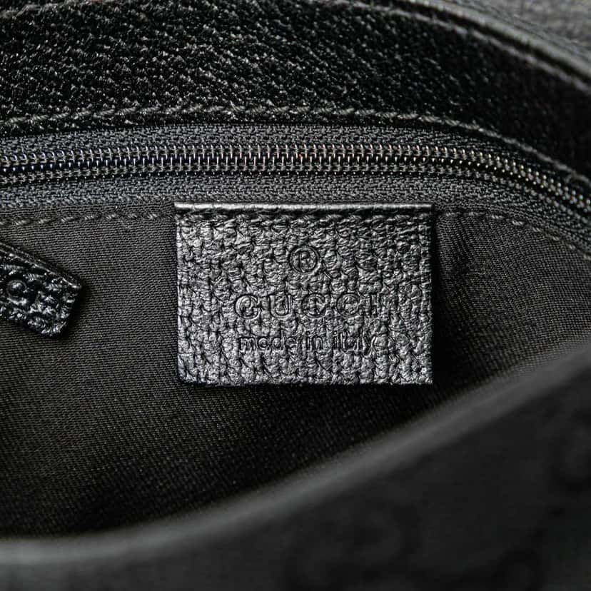 Gucci GG Canvas Belt Bag Black Canvas Good condition - Box View