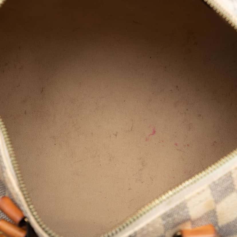 Louis Vuitton Damier Azur Speedy 30 White Good condition - Model View