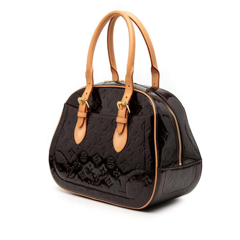 Louis Vuitton Monogram Vernis Summit Drive Purple Leather Very good condition - Back View