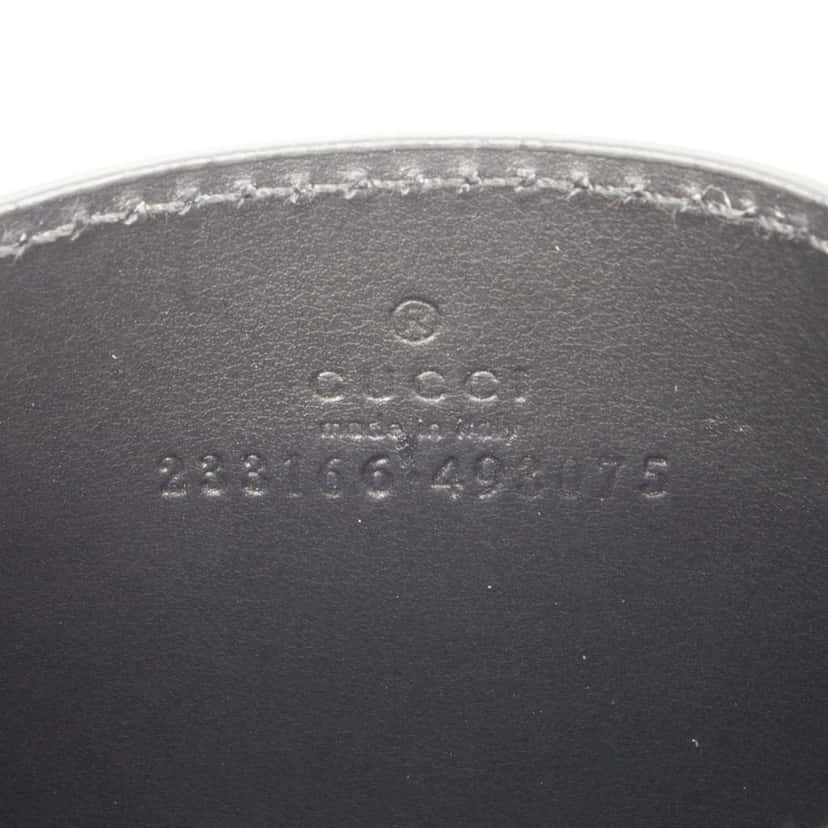 Gucci Guccissima Card Holder Black Leather Never worn - Box View