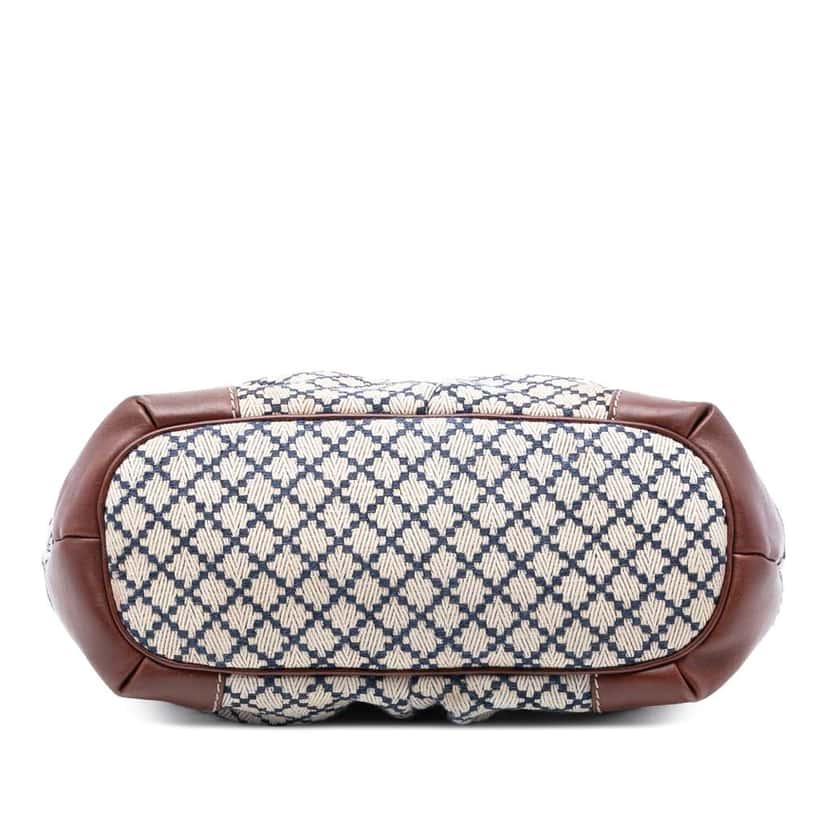 Gucci Diamante Canvas Sukey Satchel Beige Very good condition - Inside View