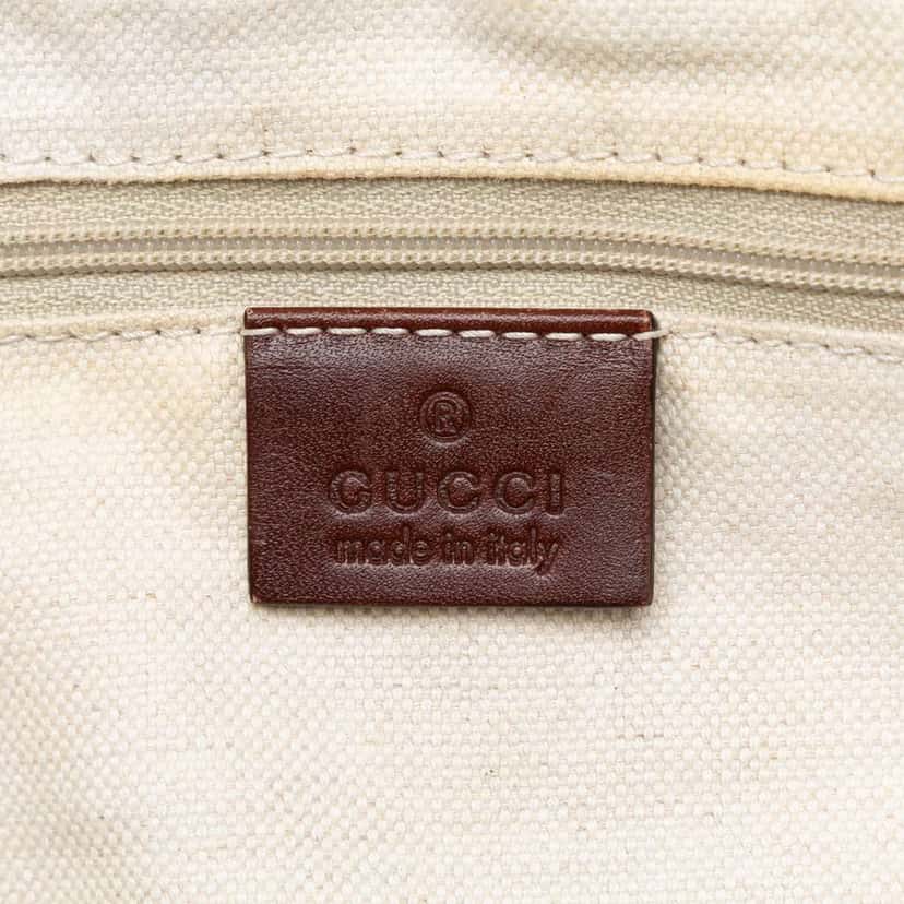 Gucci Diamante Canvas Sukey Satchel Beige Very good condition - Box View