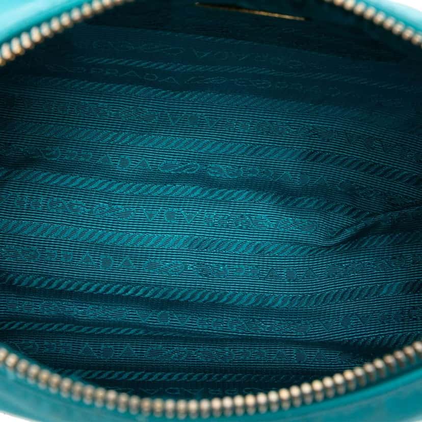 Prada Tessuto Shoulder Bag Blue Good condition - Model View