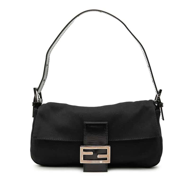 Fendi Neoprene Baguette Black Good condition - Front View