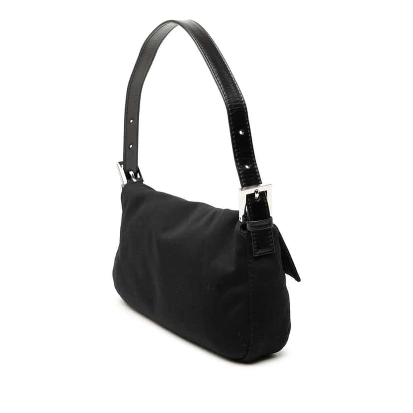 Fendi Neoprene Baguette Black Good condition - Back View