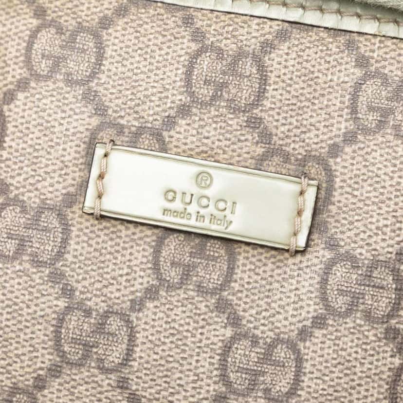 Gucci Medium GG Supreme Joy Boston Bag Beige Good condition - Box View