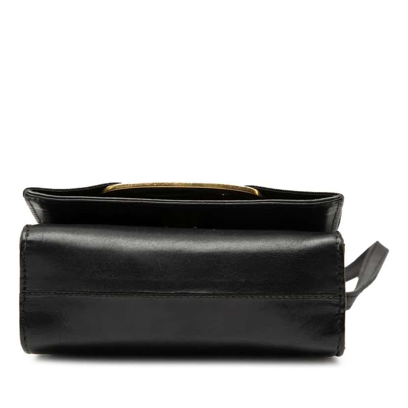 Salvatore Ferragamo Mini Leather Vara Bow Crossbody Black Leather Good condition - Inside View