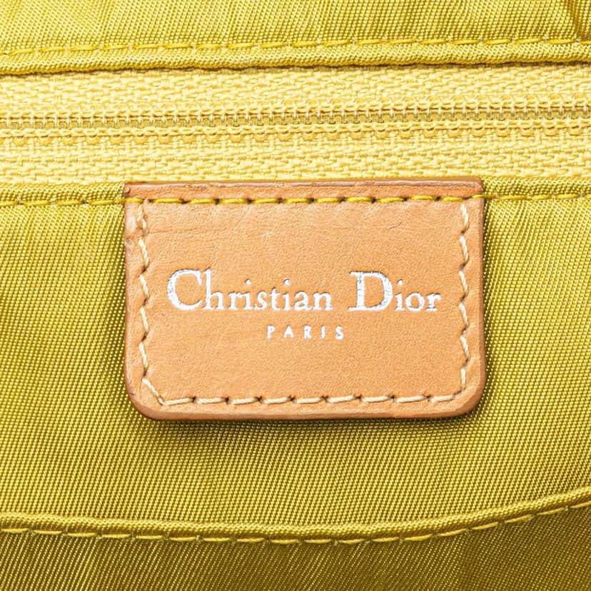 Dior Denim Double Saddle Bowler Bag Blue Denim Good condition - Box View