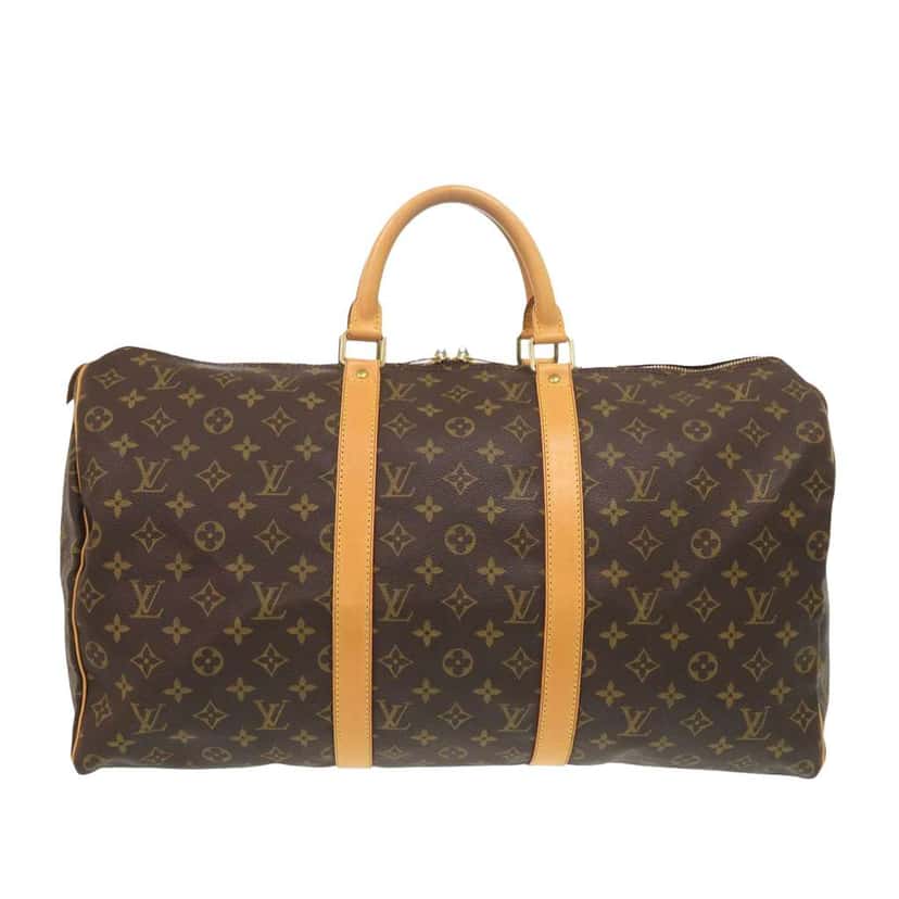 Louis Vuitton Monogram Keepall 50 Brown Very good condition - Front View