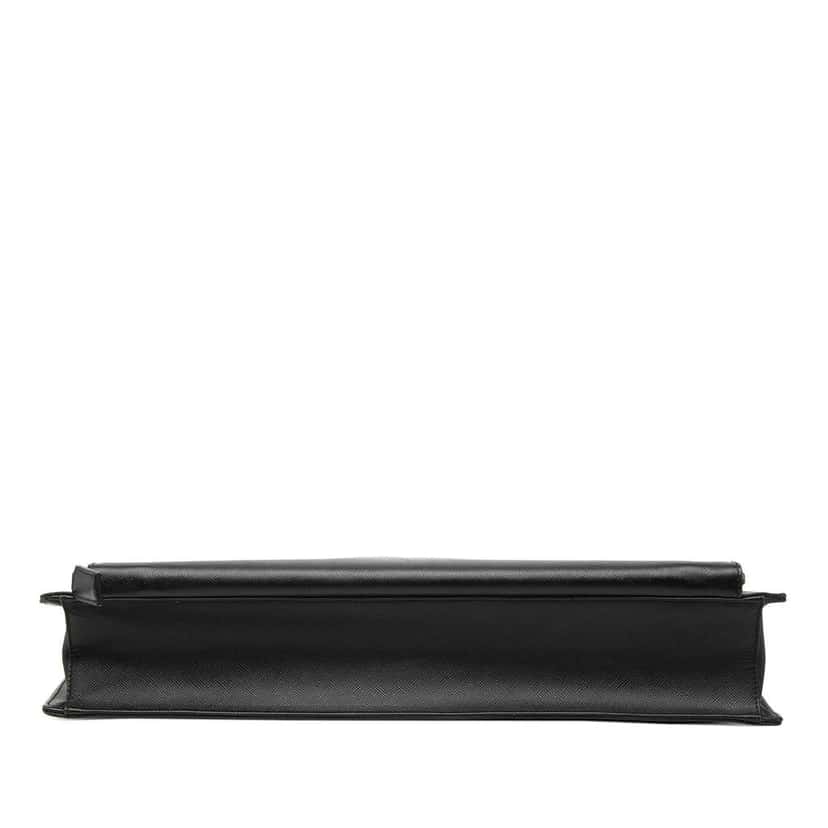 Prada Saffiano Business Bag Black Leather Very good condition - Inside View