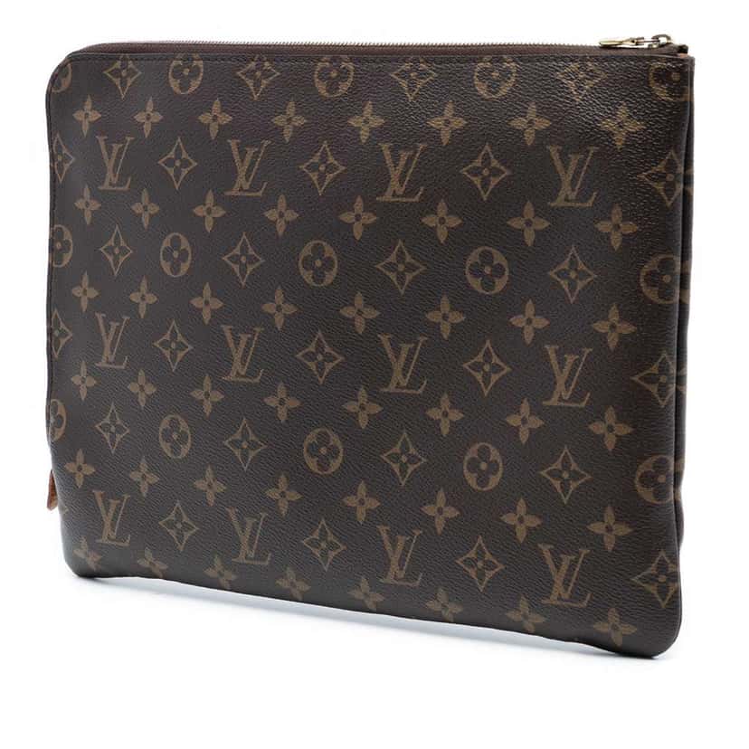 Louis Vuitton Monogram Etui Voyage MM Brown Very good condition - Back View