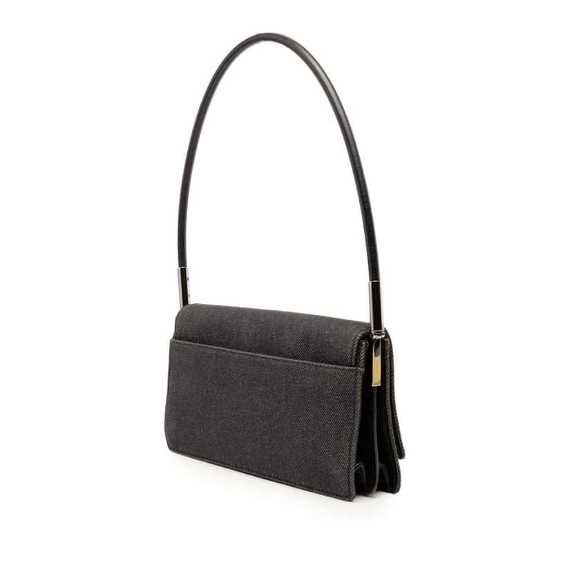 Gucci Denim Shoulder Bag Black Denim Very good condition - Back View