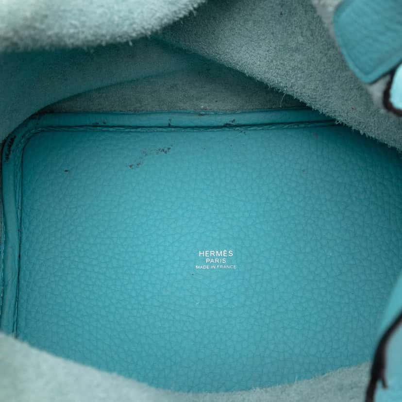 Hermès Clemence Picotin Lock 18 Blue Leather Very good condition - Model View