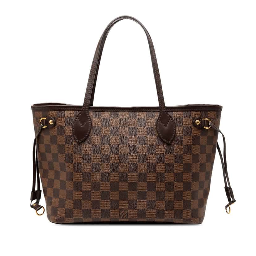 Louis Vuitton Damier Ebene Neverfull PM Brown Good condition - Front View