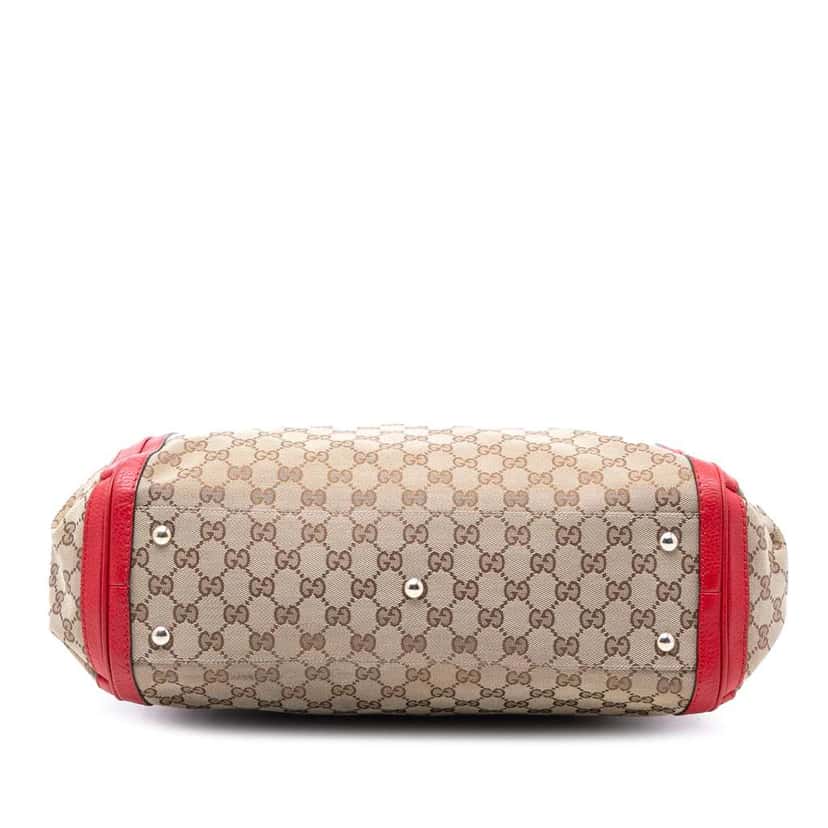 Gucci Large GG Canvas Bella Satchel Beige Good condition - Inside View