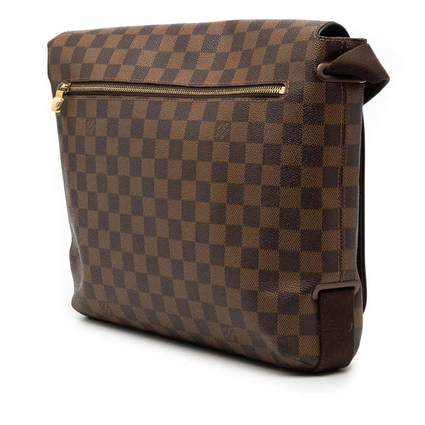 Louis Vuitton Damier Ebene Brooklyn MM Brown Good condition - Back View