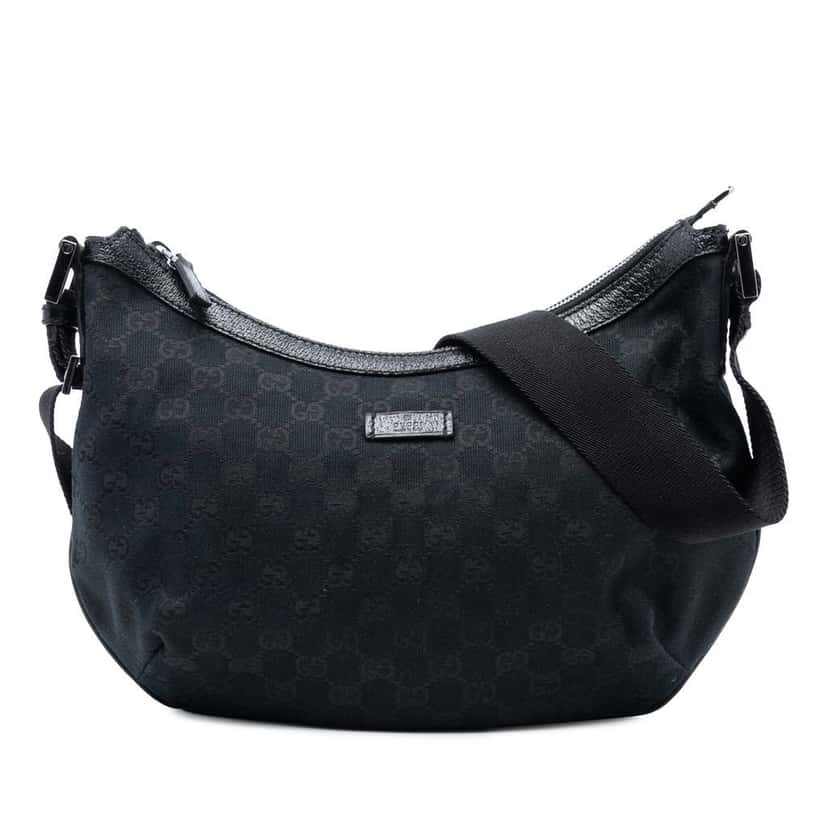 Gucci GG Canvas Crossbody Black Canvas Good condition - Front View