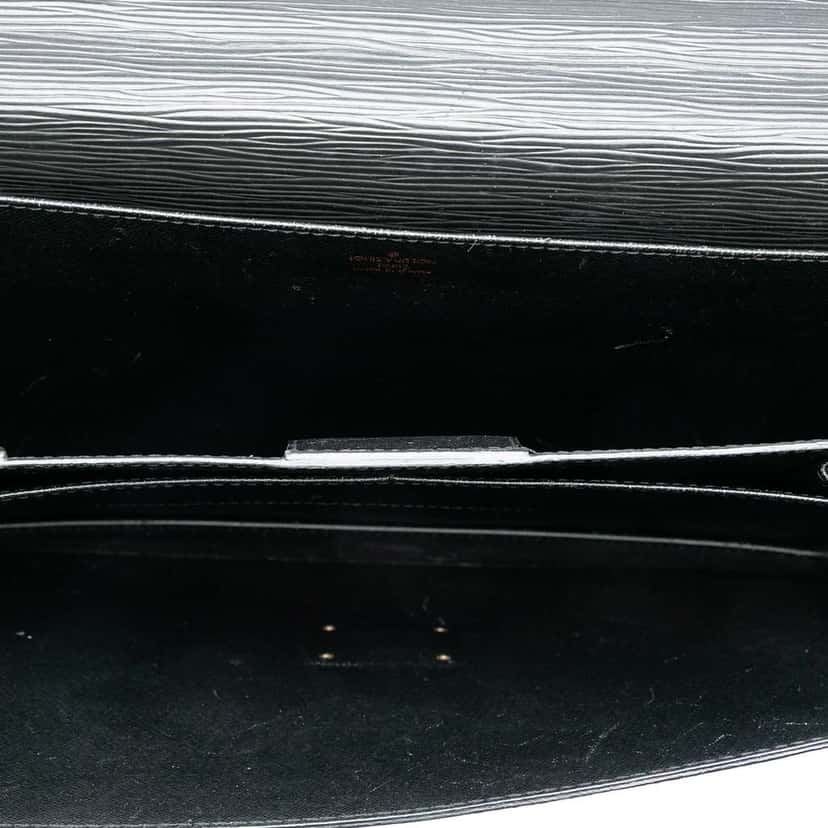Louis Vuitton Epi Serviette Conseiller Black Leather Good condition - Model View