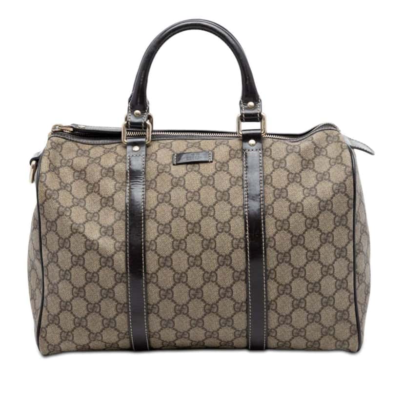 Gucci Medium GG Supreme Joy Boston Bag Beige Good condition - Front View