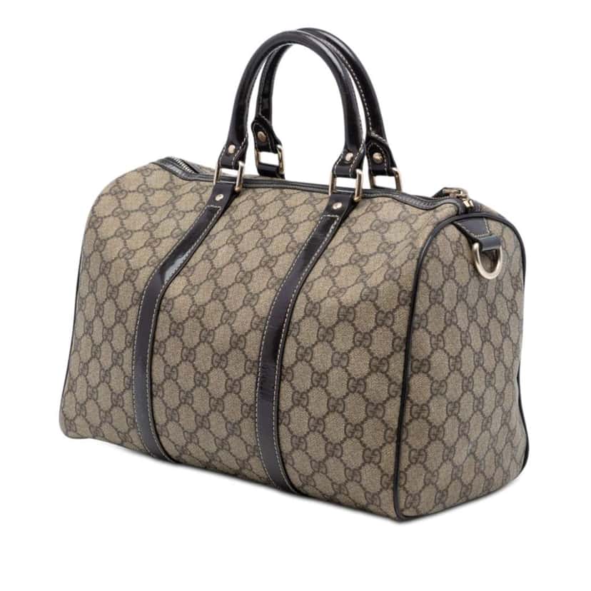 Gucci Medium GG Supreme Joy Boston Bag Beige Good condition - Back View