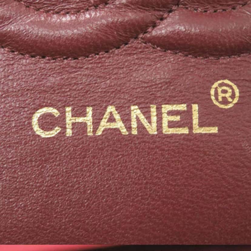 Chanel Medium Classic Lambskin Double Flap Black Leather Good condition - Box View