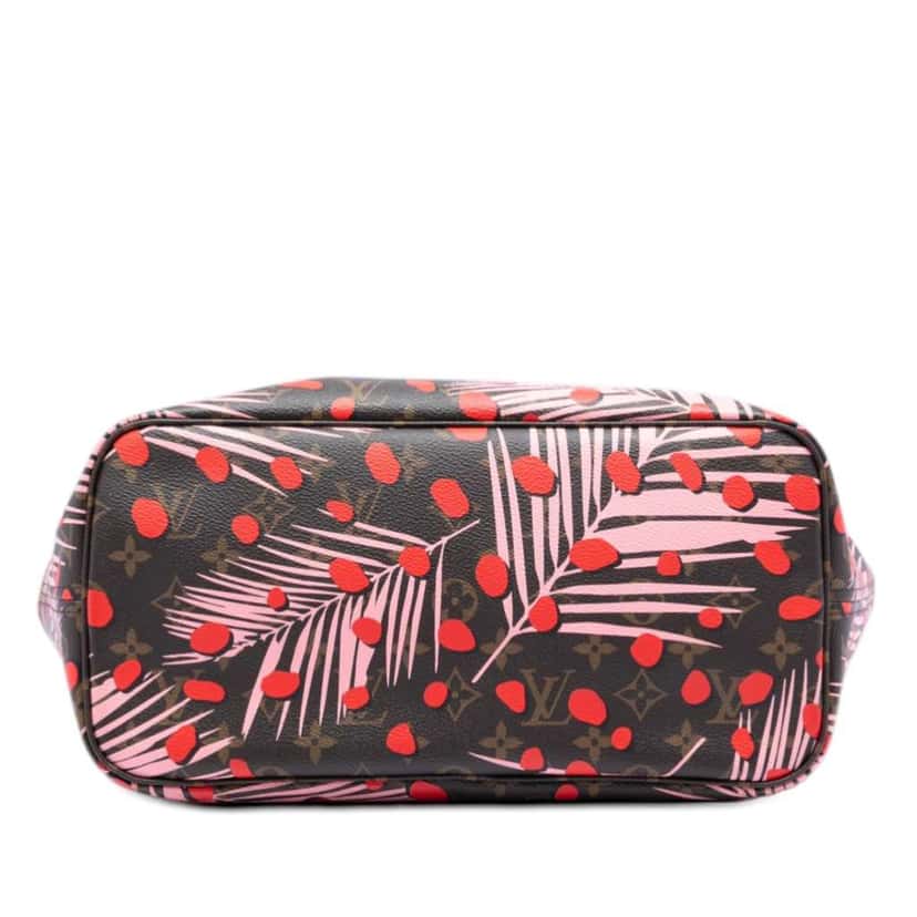 Louis Vuitton Monogram Jungle Dots Neverfull MM Brown Good condition - Inside View