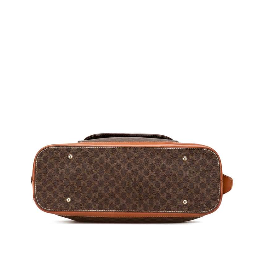 Celine Macadam Coated Canvas Handbag Brown Canvas Good condition - Inside View