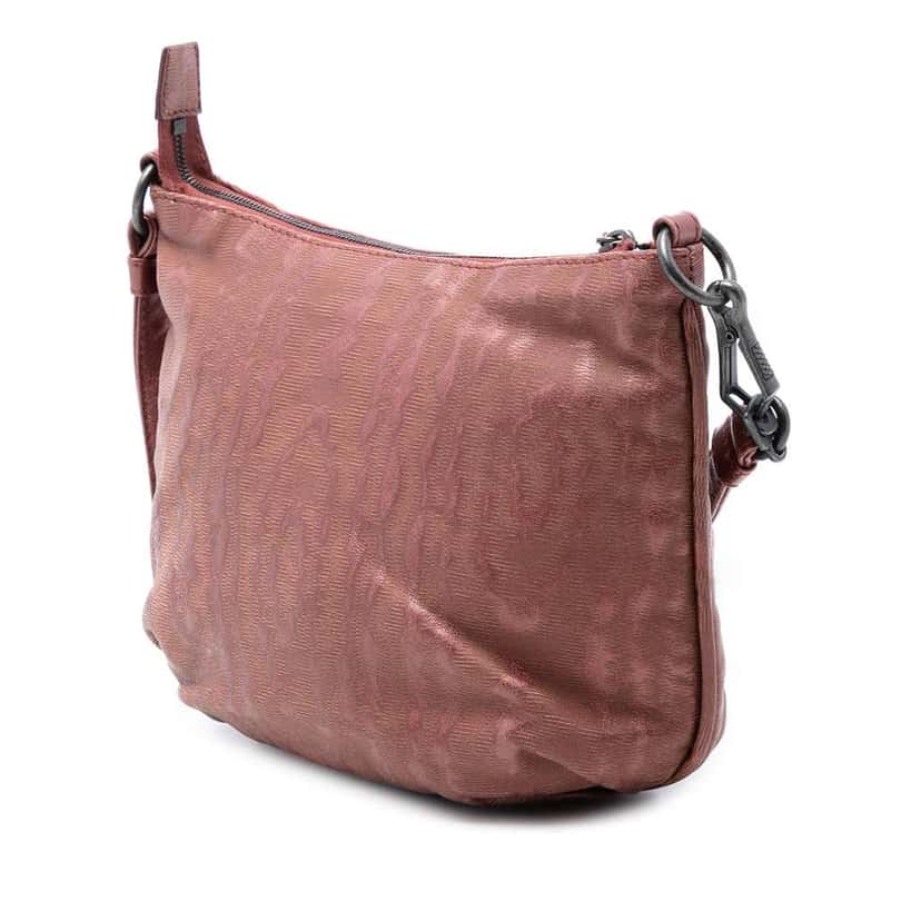 Bottega Veneta Metallic Leather Crossbody Red Leather Good condition - Back View