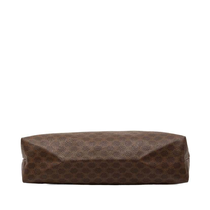 Celine Macadam Coated Canvas Clutch Brown Canvas Good condition - Inside View