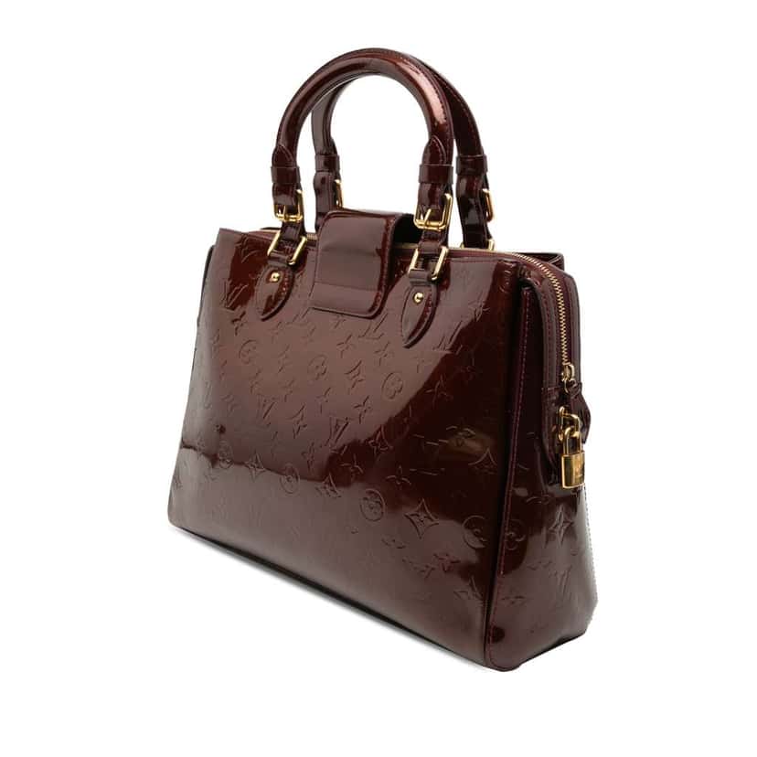 Louis Vuitton Monogram Vernis Melrose Avenue Red Leather Good condition - Back View