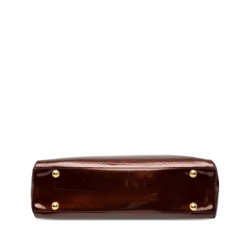 Louis Vuitton Monogram Vernis Melrose Avenue Red Leather Good condition - Inside View