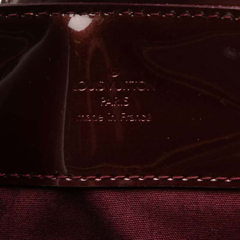 Louis Vuitton Monogram Vernis Melrose Avenue Red Leather Good condition - Box View