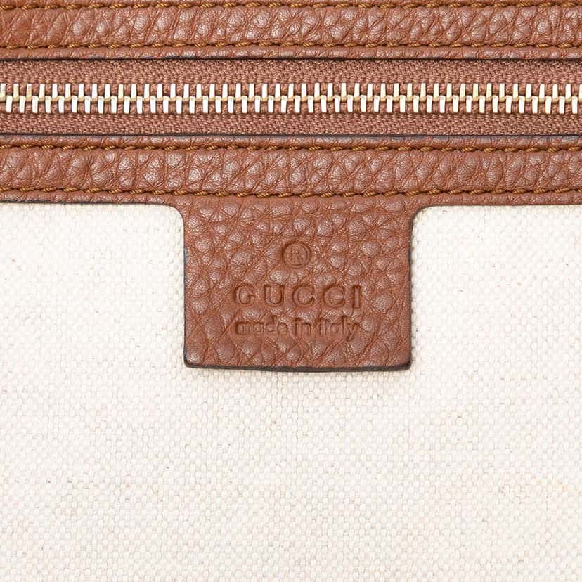 Gucci Medium GG Canvas Bella Tote Beige Good condition - Box View