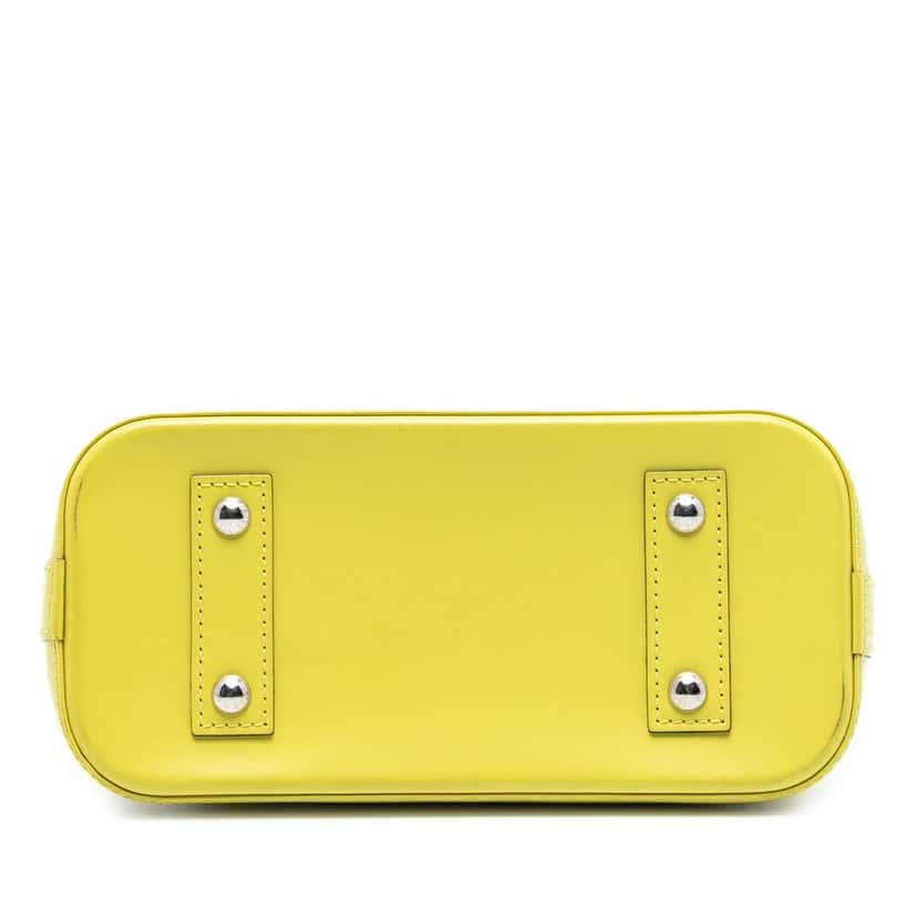 Louis Vuitton Epi Alma BB Yellow Leather Good condition - Inside View
