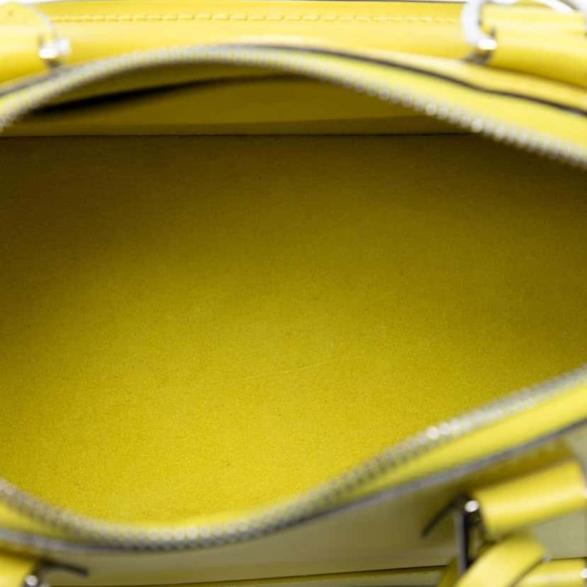 Louis Vuitton Epi Alma BB Yellow Leather Good condition - Model View