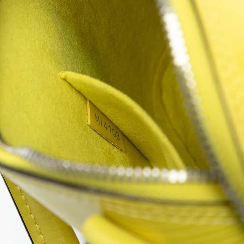 Louis Vuitton Epi Alma BB Yellow Leather Good condition - Box View