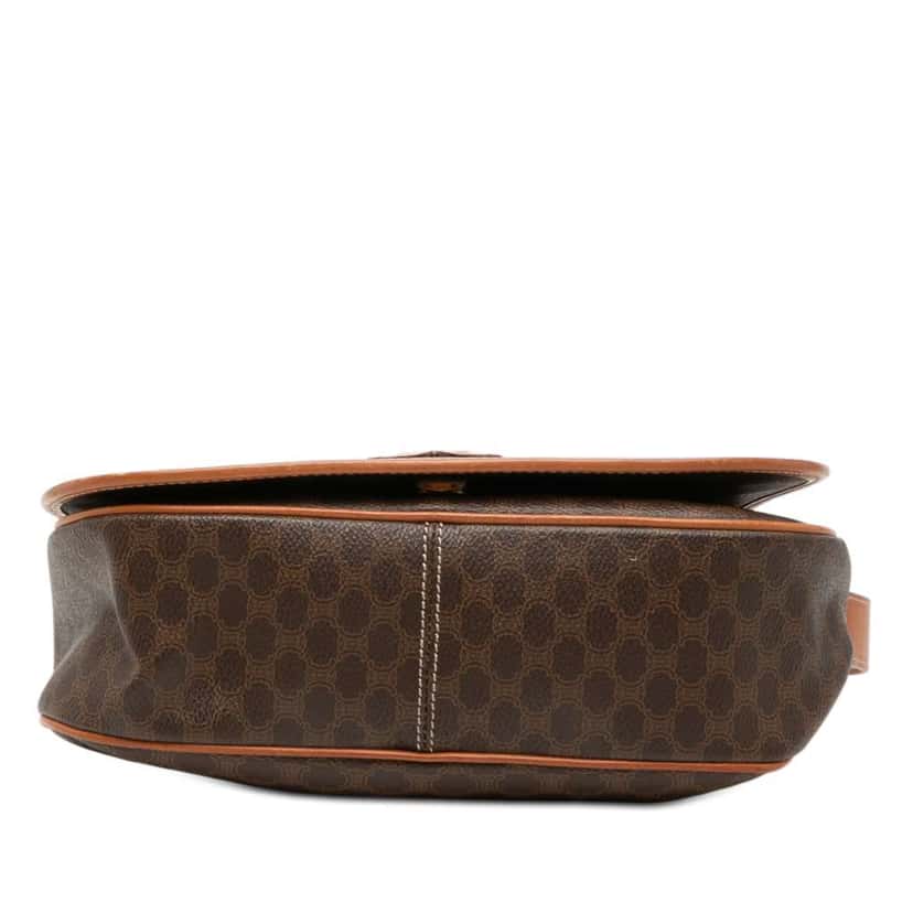 Celine Macadam Coated Canvas Crossbody Brown Canvas Good condition - Inside View