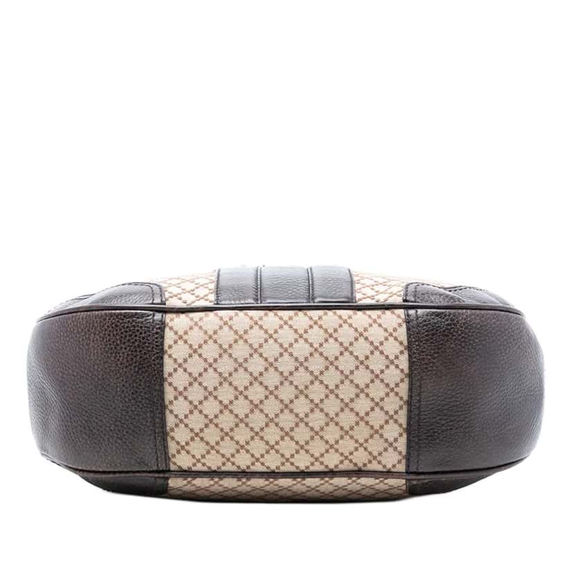 Gucci Diamante Canvas Catherine Shoulder Bag Beige Very good condition - Inside View