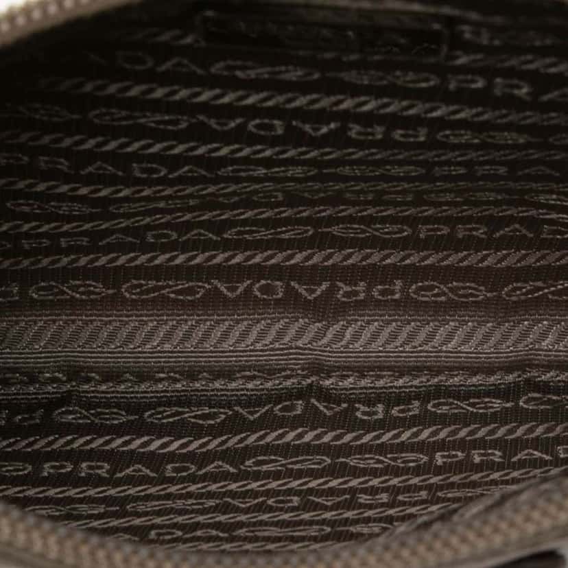 Prada Tessuto Clutch Brown Very good condition - Model View