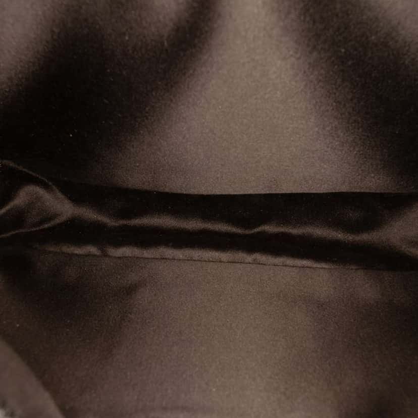 Prada Mini Satin Crystal Re Edition 2000 Shoulder Bag Black Satin Very good condition - Model View