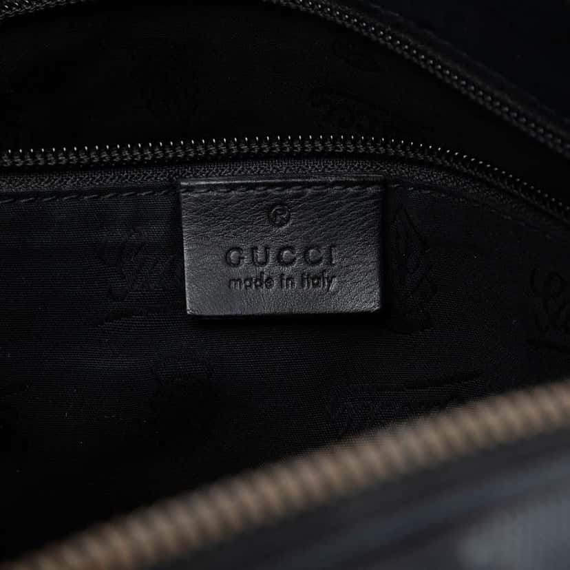 Gucci GG Imprime Crossbody Black Canvas Very good condition - Box View