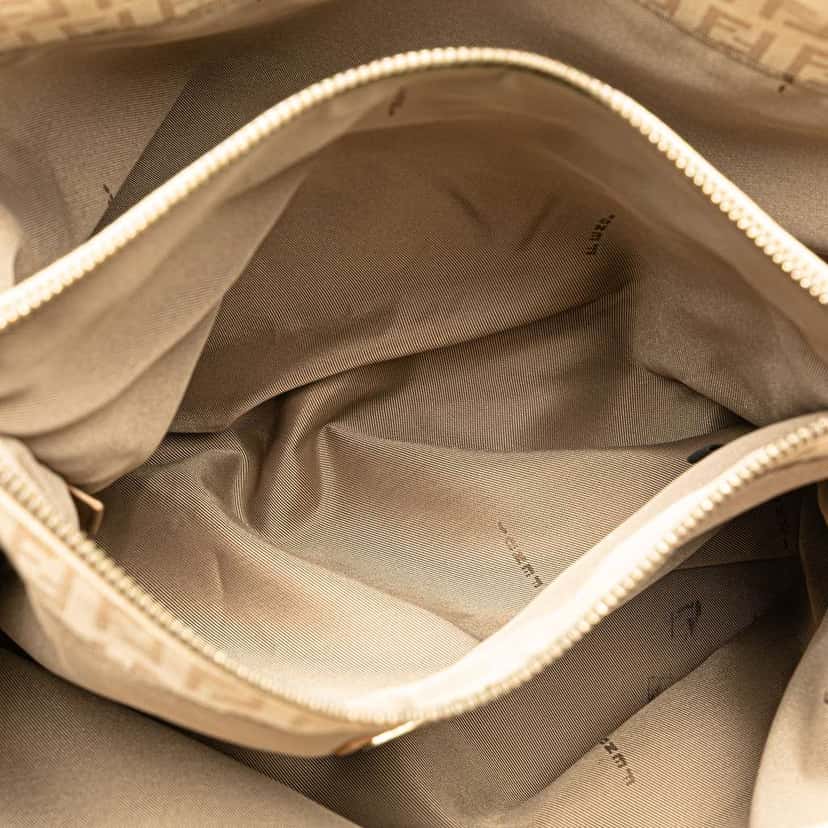 Fendi Zucchino Canvas Tote Brown Canvas Good condition - Box View