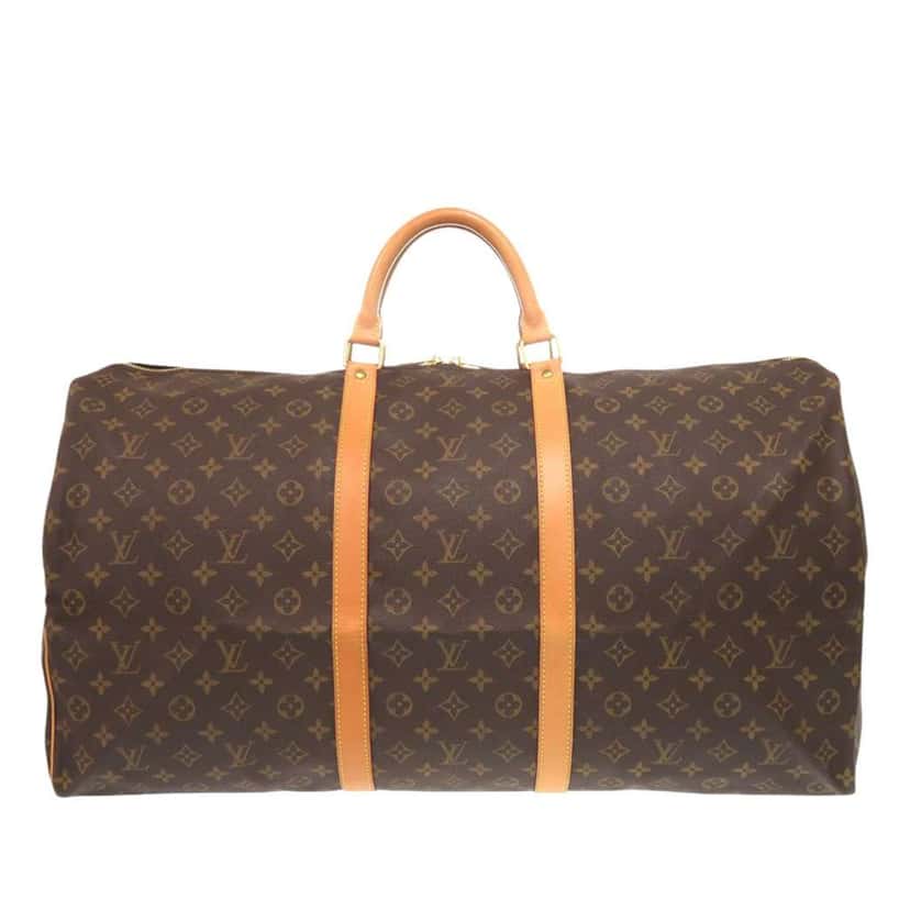 Louis Vuitton Monogram Keepall 60 Brown Good condition - Front View
