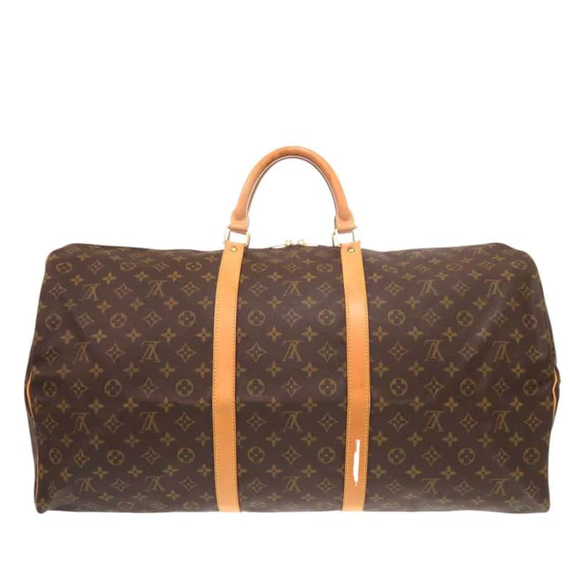 Louis Vuitton Monogram Keepall 60 Brown Good condition - Back View