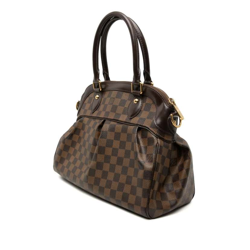 Louis Vuitton Damier Ebene Trevi PM Brown Good condition - Back View