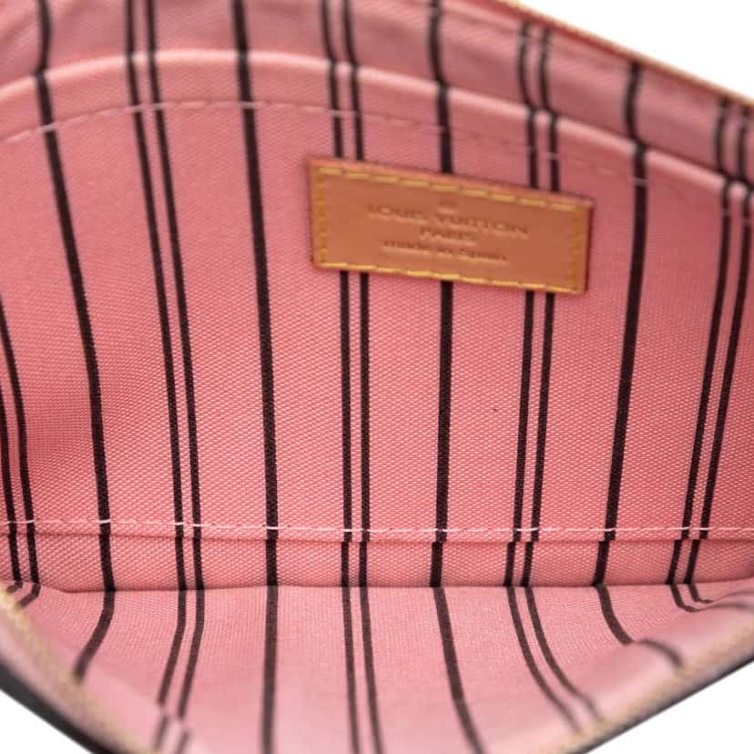 Louis Vuitton Monogram Neverfull MM Pochette Brown Very good condition - Model View
