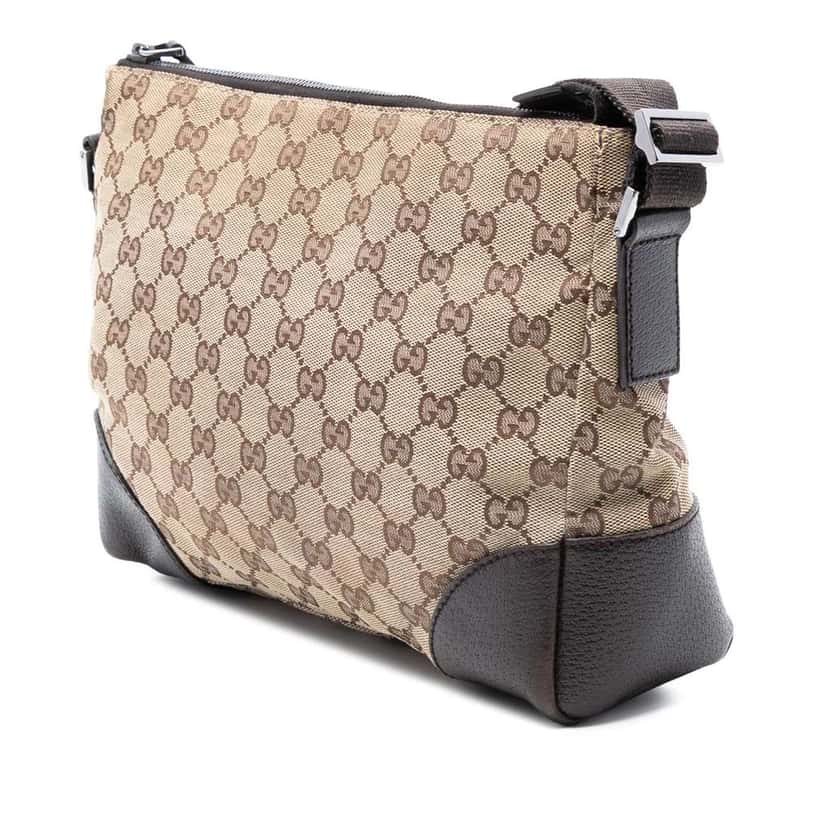 Gucci GG Canvas Crossbody Beige Very good condition - Back View