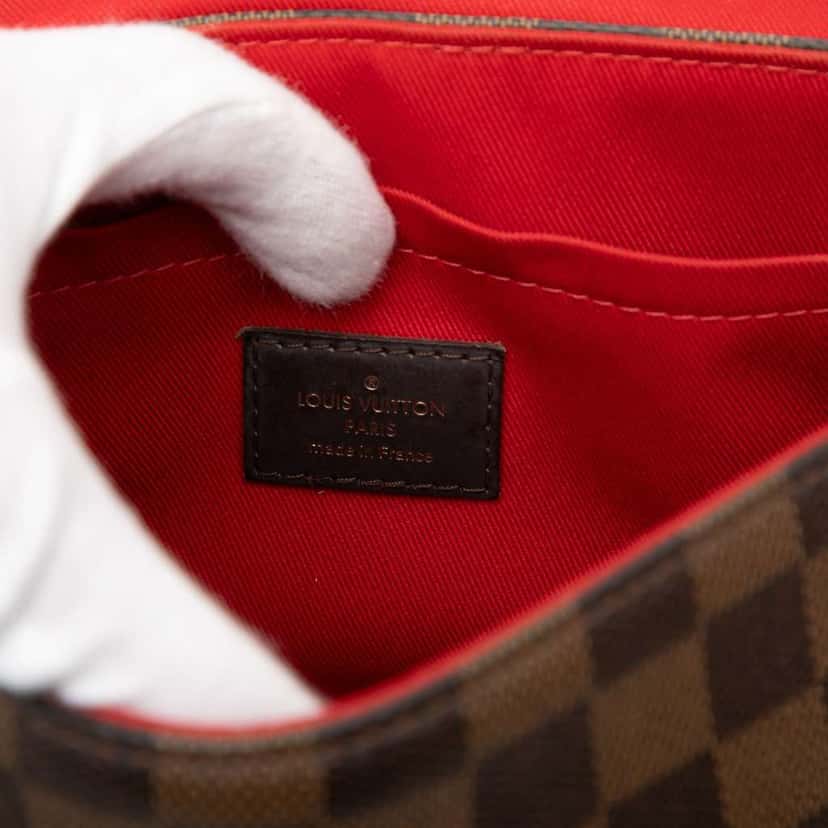 Louis Vuitton Damier Ebene Croisette Brown Very good condition - Box View